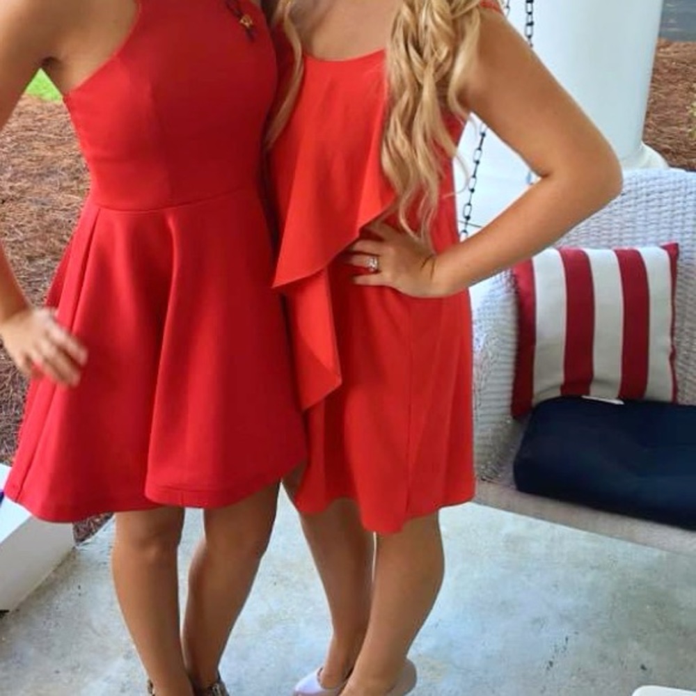 ruffle dress